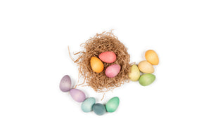 Grapat Holz "Happy Eggs" 12-teilig