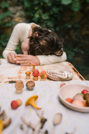 Grapat Holz Spielset "Mushroom Grove" 18-teilig