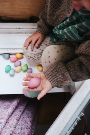 Grapat Holz "Happy Eggs" 12-teilig