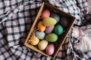 Grapat Holz "Happy Eggs" 12-teilig