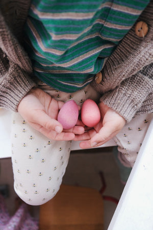 Grapat Holz "Happy Eggs" 12-teilig