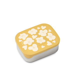 Liewood Lunchbox "Arthur" | Flower / Lemon Yellow