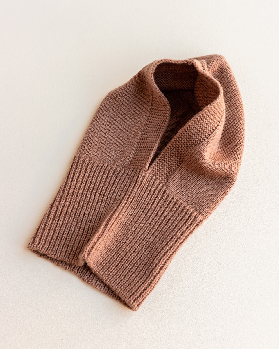 Hvid Balaclava Sturmhaube "Eddy" Terracotta