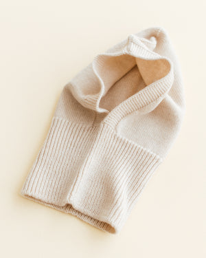 Hvid Balaclava Sturmhaube "Eddy" Cream