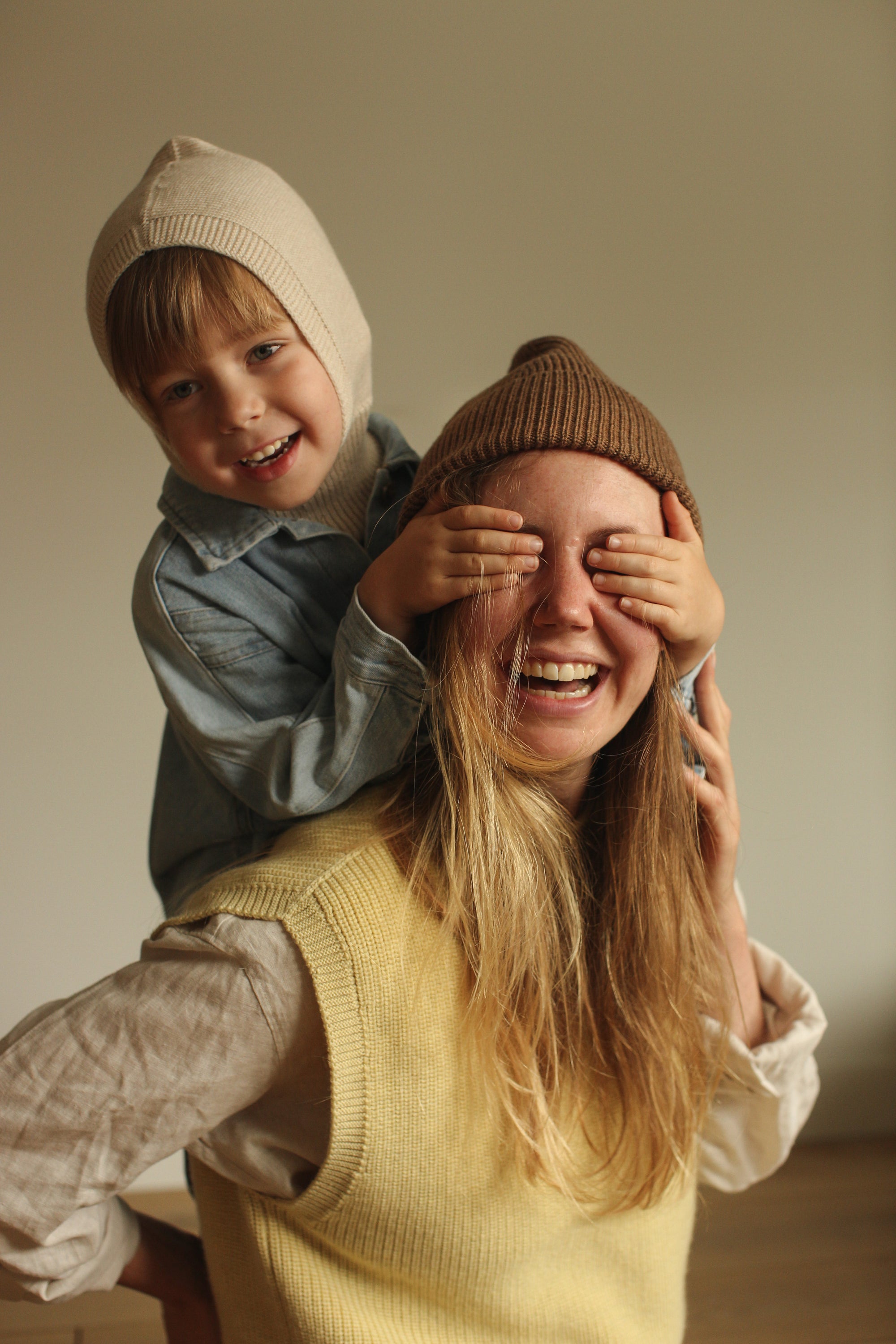 Hvid Balaclava Sturmhaube "Eddy" Cream