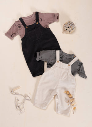 Play Up Cord Jumpsuit Shadow
