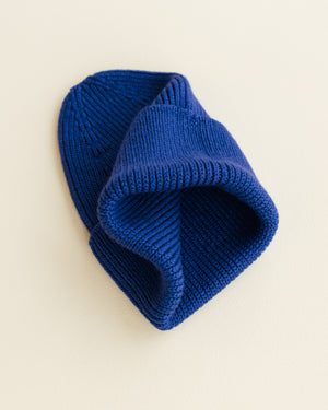 Hvid Kids Beanie "Fonzie" Cobalt Blue