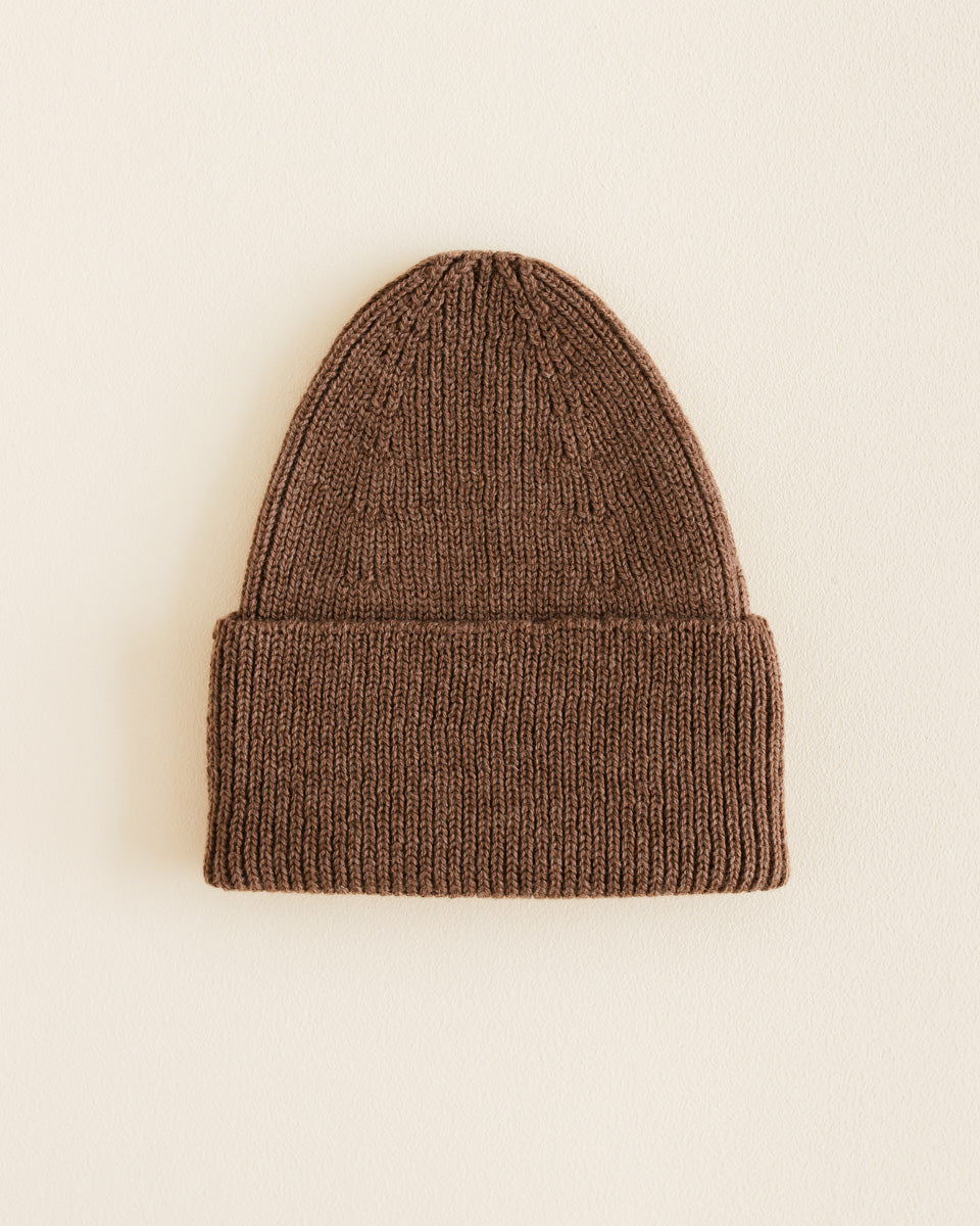Hvid Kids Beanie "Fonzie" Mocha