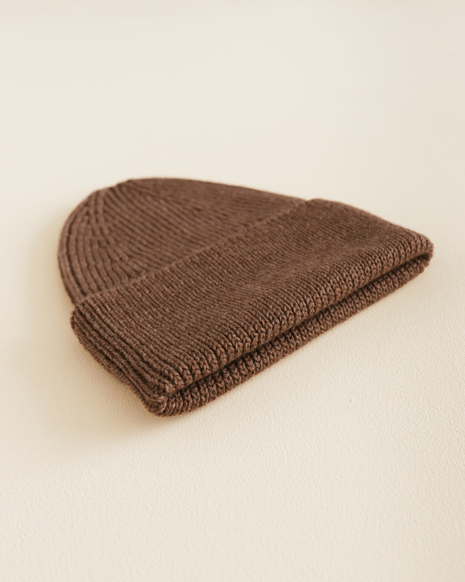 Hvid Kids Beanie "Fonzie" Mocha