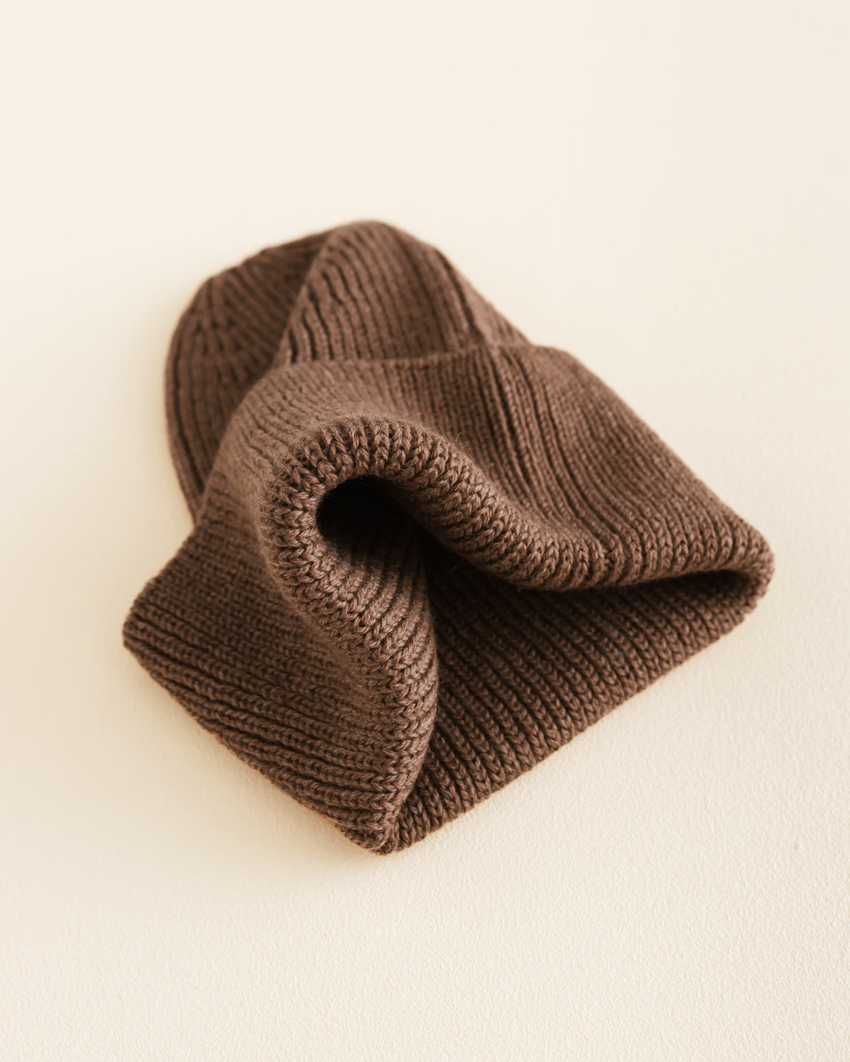 Hvid Kids Beanie "Fonzie" Mocha