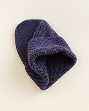 Hvid Kids Beanie "Fonzie" Purple