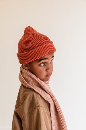 Hvid Kinder Beanie Merinowolle "Fonzie" | Wild Berry