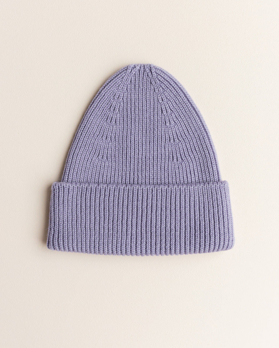 Hvid Kids Beanie "Fonzie" Lilac