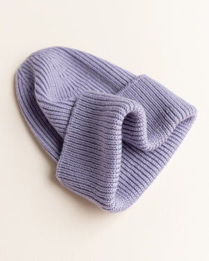 Hvid Kids Beanie "Fonzie" Lilac