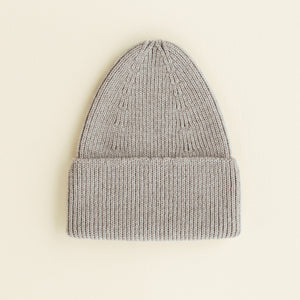 Hvid Kids Beanie "Fonzie" Pebble