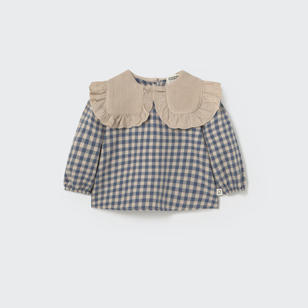 Cozmo Bluse „Belenk“ aus Gingham Flanell 
