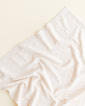 Hvid Babydecke "Bibi" Cream