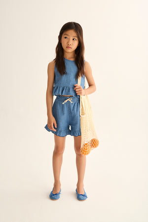 Cozmo Top "Blair" | Blue