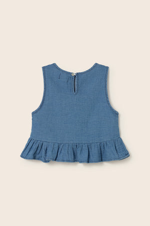 Cozmo Top "Blair" | Blue