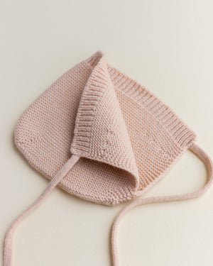 Hvid Baby Strickmütze "Dolly" Apricot