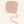 Hvid Newborn Strickmütze Apricot