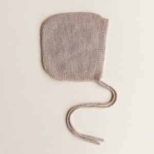Hvid Newborn Strickmütze Sand