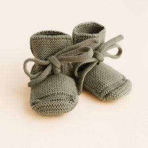 Chaussons bébé Hvid en laine mérinos | Artichaut