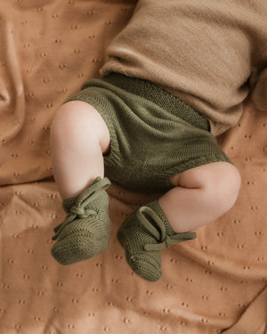Hvid Babyschuhe Booties Merinowolle | Artichoke