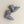 Hvid Babyschuhe Booties Merinowolle | Grey Melange