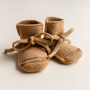 Hvid Chaussons bébé Booties Laine mérinos | Orche