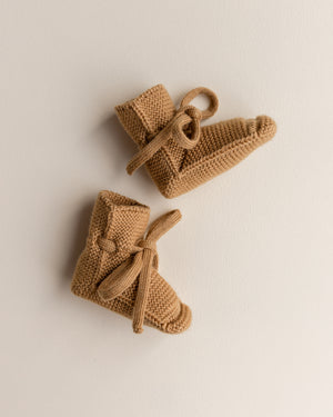 Hvid Chaussons bébé Booties Laine mérinos | Orche