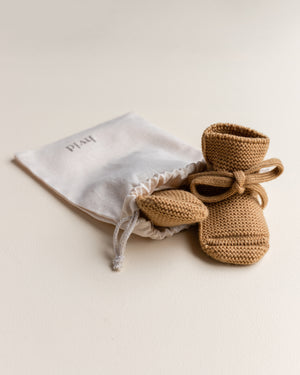 Hvid Chaussons bébé Booties Laine mérinos | Orche