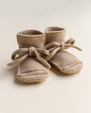 Hvid Baby Finken aus Merinowolle in der Farbe Sand
