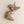 Hvid Babyschuhe Booties Merinowolle | Sand