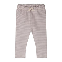 Gray Label Baby Leggings in Berry-Cream – weiche, nachhaltige Leggings aus Bio-Baumwolle mit elastischem Bund für Babys.