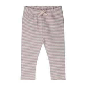 Gray Label Baby Leggings in Berry-Cream – weiche, nachhaltige Leggings aus Bio-Baumwolle mit elastischem Bund für Babys.