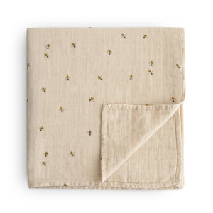 Mushie Swaddle | Bees