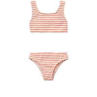 Liewood Bikini „Bello“ Coral Blush Creme de la Creme, zweiteiliger Kinder-Bikini, elastisch und schnelltrocknend