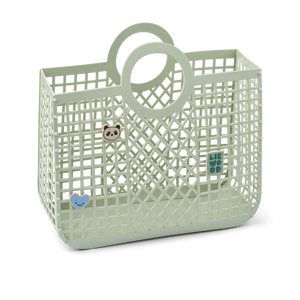 Liewood Korbasche mit Charms "Bloom" | Light Peppermint