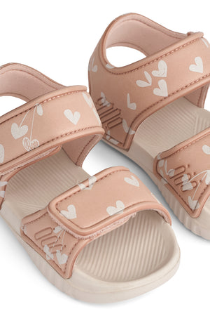 Liewood Sandalen "Blumer" | Sweethearts / Pale tuscany