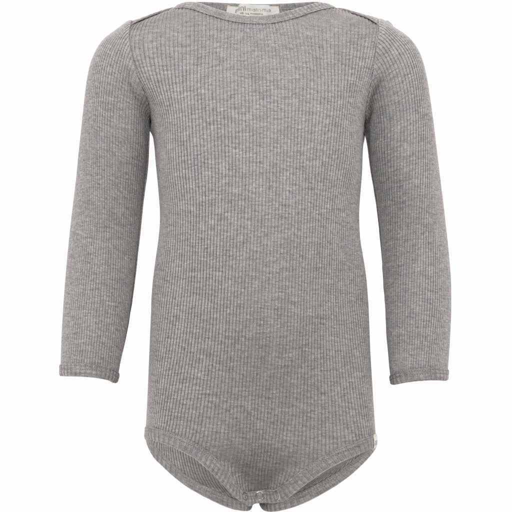 minimalisma Body Seide-Baumwolle "Bono" Grey