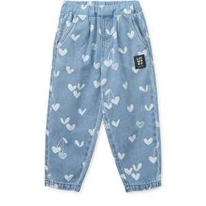 Liewood Trousers "Borris" | Sweethearts / Light Blue Denim