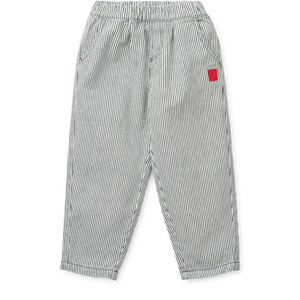 Liewood Hose Borris in Classic Navy Crème De La Crème, gestreifte Kinder-Jeanshose aus Baumwolle mit entspannter Passform