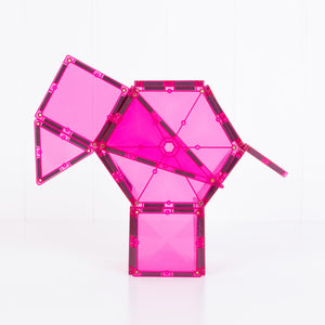 Connetix tuiles magnétiques "Charity Pack Rose" 20 pièces