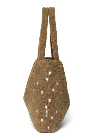 Studio Noos Teddy Mom Bag | Cœurs marron