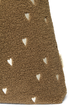 Studio Noos Teddy Mom Bag | Cœurs marron