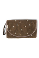 Studio Noos Teddy Wickelunterlage – weiche, faltbare Wickelunterlage aus Teddy-Stoff, tragbar und stilvoll, ideal für unterwegs und Zuhause.