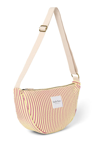 Studio Noos Poplin Striped Gürteltasche | Butter Yellow