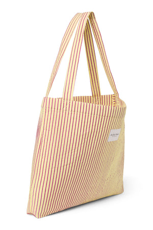 Studio Noos Poplin Striped Mom Bag | Butter Yellow