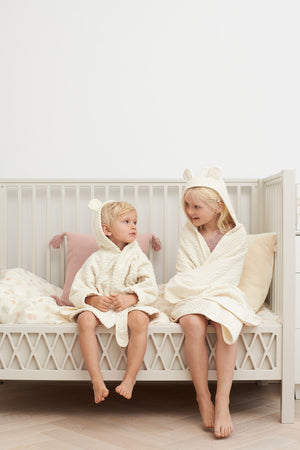 Cam Cam Junior Kapuzenbadetuch | Off-White